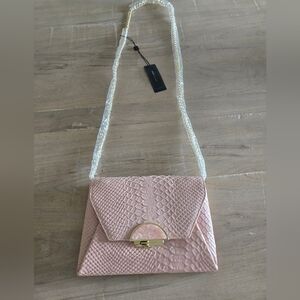 BCBGMaxAzria Pink Crossbody Bag with Textured Design